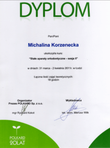 stale aparaty ortodontyczne