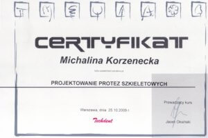 Protezy szkieletowe
