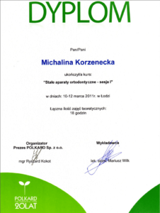 Stały aparat ortodontyczny